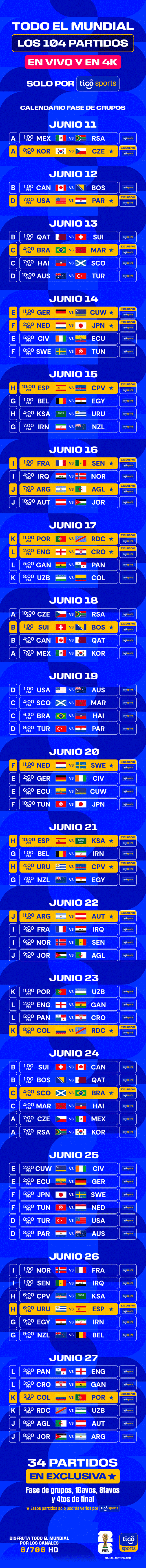 Calendario Mundial